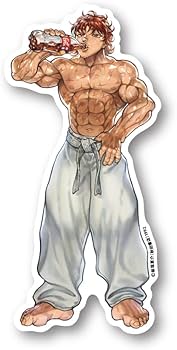 Amazon | グラップラー刃牙 厳選ステッカー 刃牙リメイク 範馬刃牙